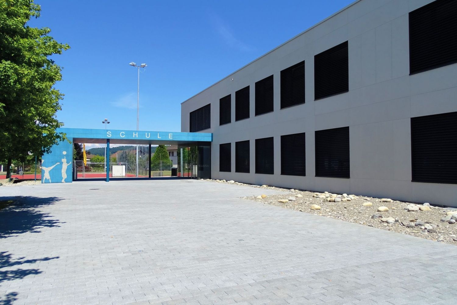 Das neue Schulhaus in Holziken